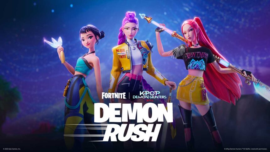 KPop Demon Hunters ya está disponible en Fortnite