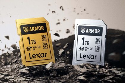 Lexar anuncia la SD de acero inoxidable ARMOR GOLD SDXC