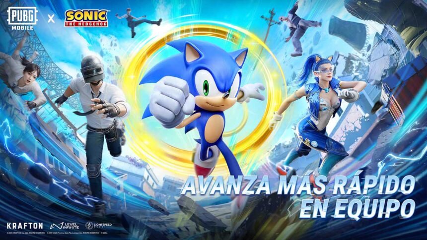 PUBG MOBILE anuncia colaboración con Sonic The Hedgehog