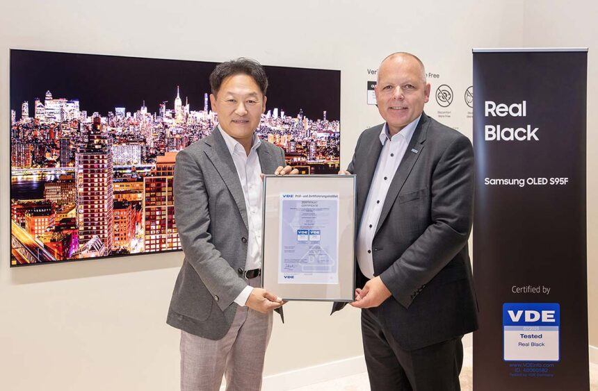 Samsung OLED S95F es certificado por Verband der Elektrotechnik