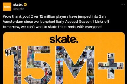Skate. alcanza a más de 15 millones de jugadores