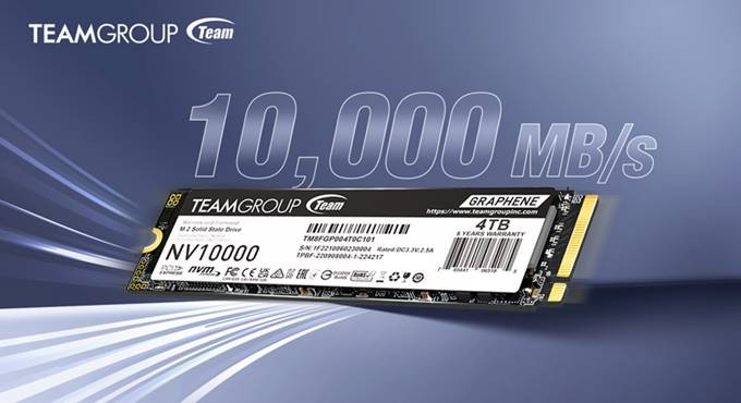 TEAMGROUP anuncia el SSD TEAMGROUP NV10000 M.2 PCIe 5.0