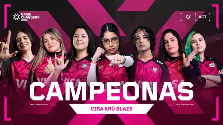 VISA KRÜ Blaze es el campeón del VCT Game Changers LATAM