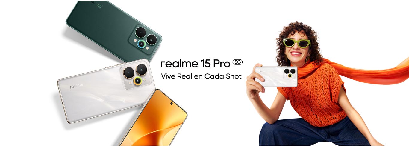 realme 15 Pro 5G, realme 15 5G y realme 15T ya están disponibles en Colombia