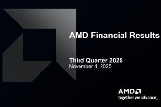 AMD reporta ingresos récord para el tercer trimestre de 2025