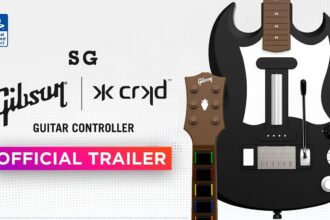 CRKD presenta el controlador de guitarra Gibson SG con temática PlayStation