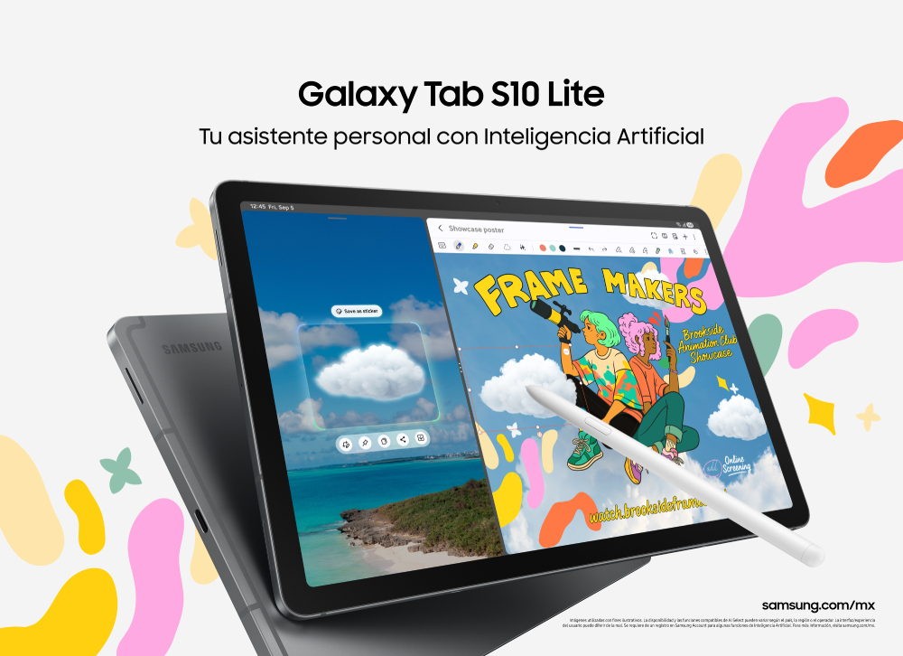 Estudia, crea y organízate con la Galaxy Tab S10 Lite