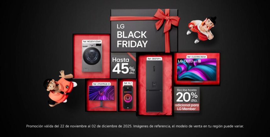 LG Electronics Colombia invita a tomar decisiones de compra en Black Friday