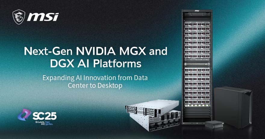 MSI anuncia su participación en Supercomputing 2025