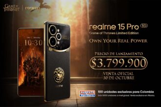 realme 15 Pro Edición Limitada Game of Thrones ya disponible en Colombia