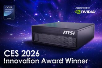 El MSI EdgeXpert AI gana un premio CES 2026 Innovation Awards