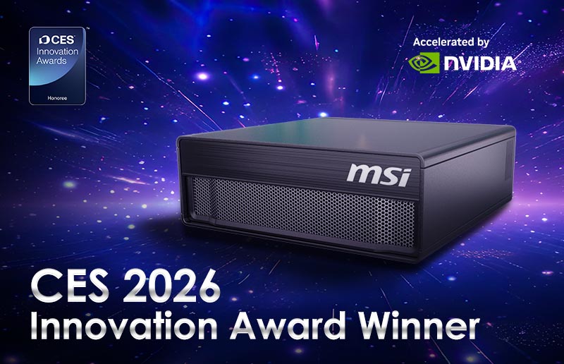 El MSI EdgeXpert AI gana un premio CES 2026 Innovation Awards