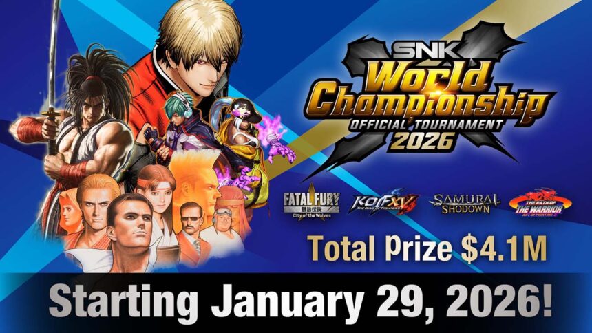 El camino al SNK World Championship 2026 inicia el 26 de enero