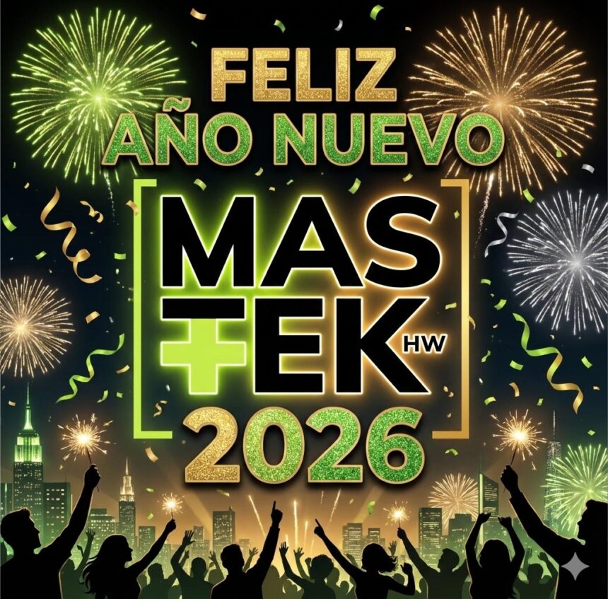 Feliz año 2026 de parte de Mastekhw