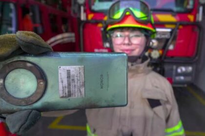 HONOR Magic 5 Lite resiste a voraz incendio en Chile