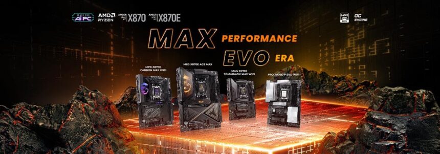 MSI anuncia las nuevas motherboards AMD X870E MAX y EVO