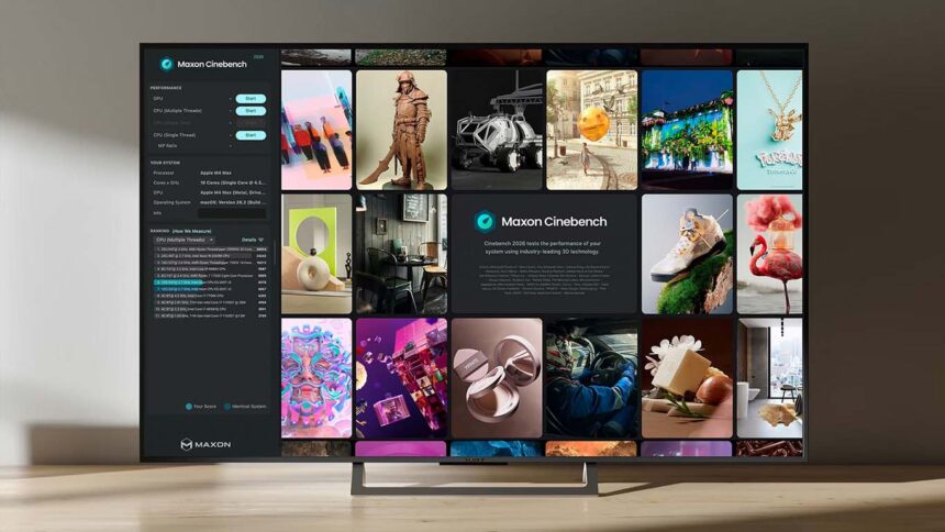 Maxon anuncia el nuevo Cinebench 2026