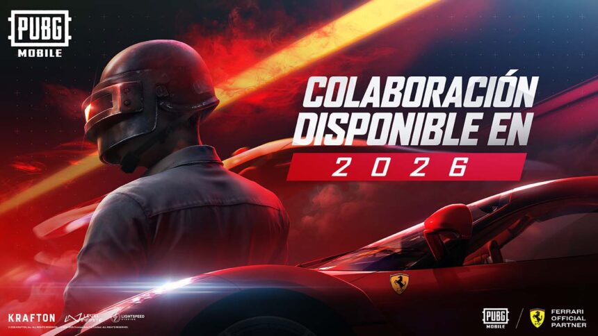PUBG MOBILE anuncia colaboración con Scuderia Ferrari HP