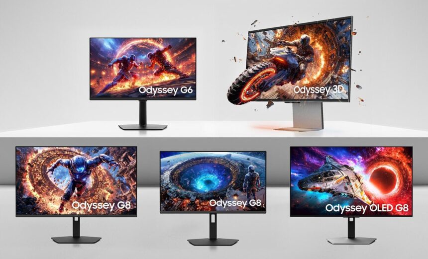 Samsung presentó su nueva línea de monitores Odyssey