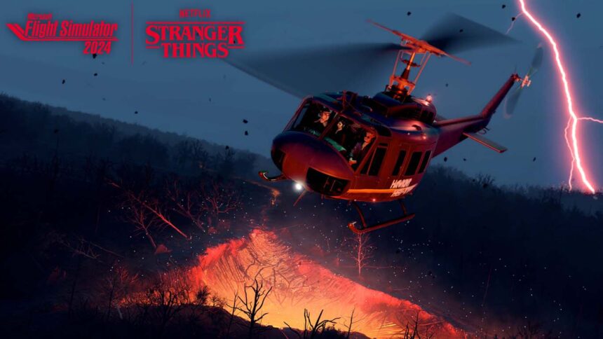 Stranger Things llega a Microsoft Flight Simulator 2024