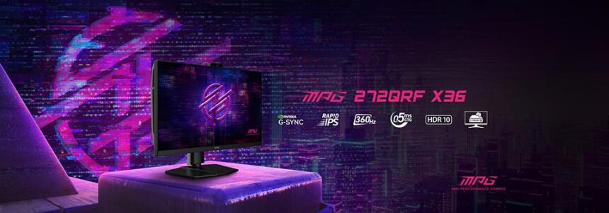 [CES 2026] MSI presenta el monitor MPG 272QRF X36 G-SYNC Pulsar