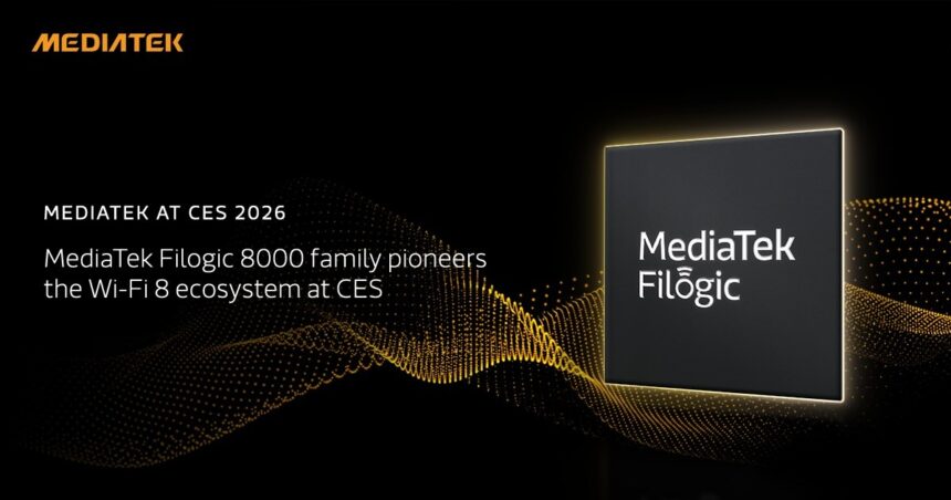 [CES 2026] MediaTek anunció la familia Filogic 8000