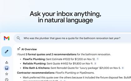 Gemini llega a Gmail con nuevas experiencias