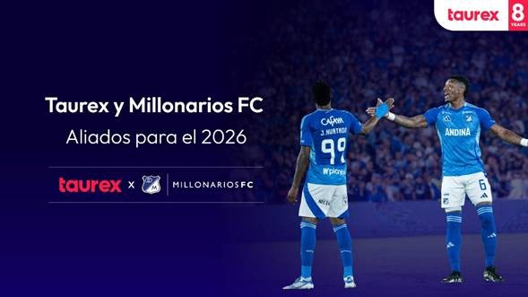 Millonarios FC y Taurex anuncian alianza estratégica