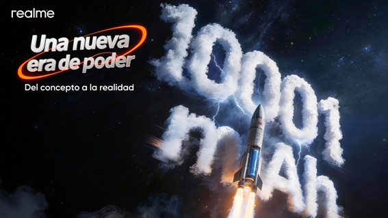 realme anuncia la batería Titan de 10.001 mAh