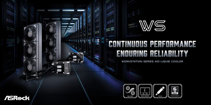 ASRock lanza su nueva línea de refrigeración líquida AIO