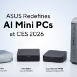ASUS presentó innovadores mini ordenadores durante el CES 2026