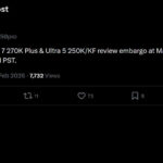 Intel Core Ultra 200 Plus puede llegar en marzo