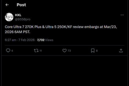 Intel Core Ultra 200 Plus puede llegar en marzo