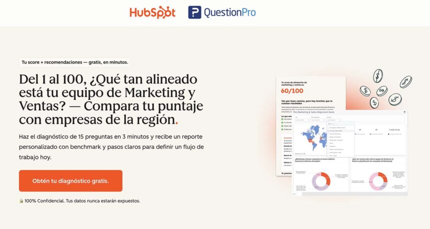 Nueva herramienta de HubSpot mide desconexión entre marketing y ventas