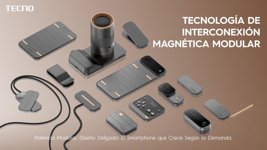 TECNO presenta el concepto smartphone modular más delgado del mundo