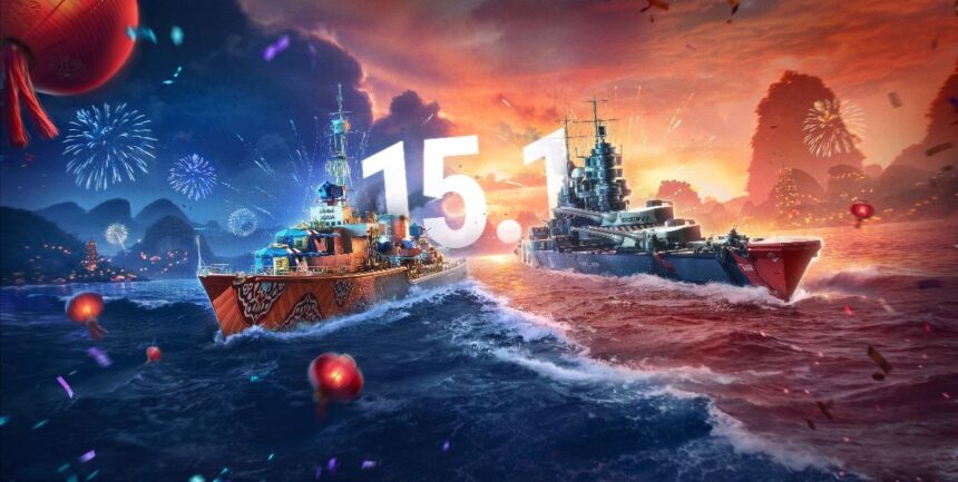 World of Warships celebra el Año Nuevo Lunar con una nueva actualización