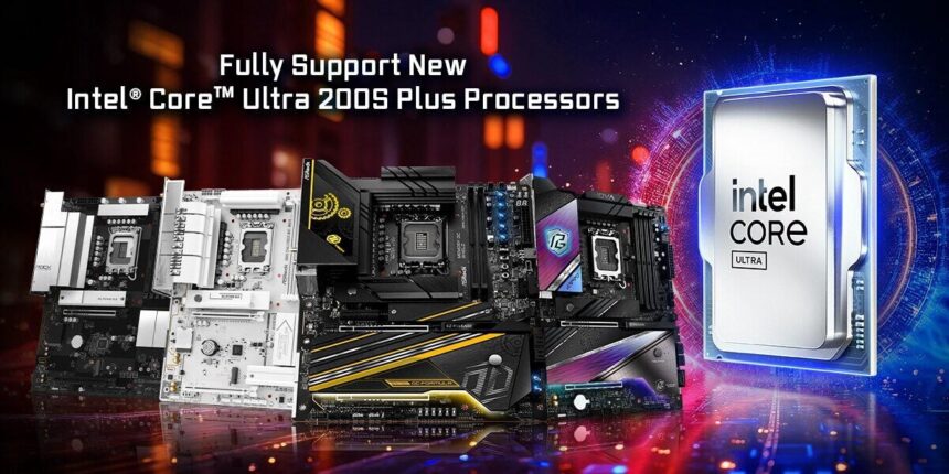 ASRock serie 800 son compatibles con los procesadores Intel Core Ultra 200S Plus