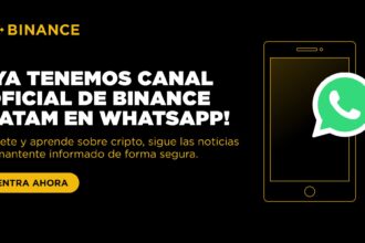 Binance lanza sus canales oficiales de WhatsApp para LATAM