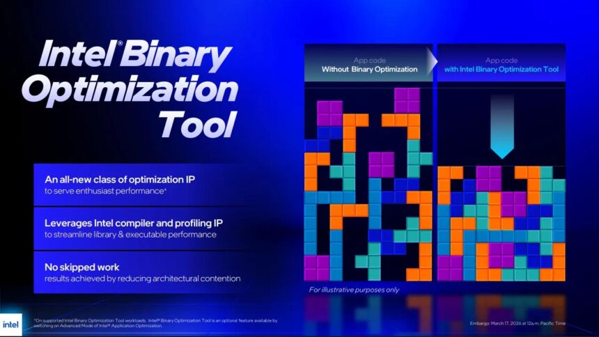 Intel Binary Optimization Tool maximiza el rendimiento de los procesadores Core Ultra