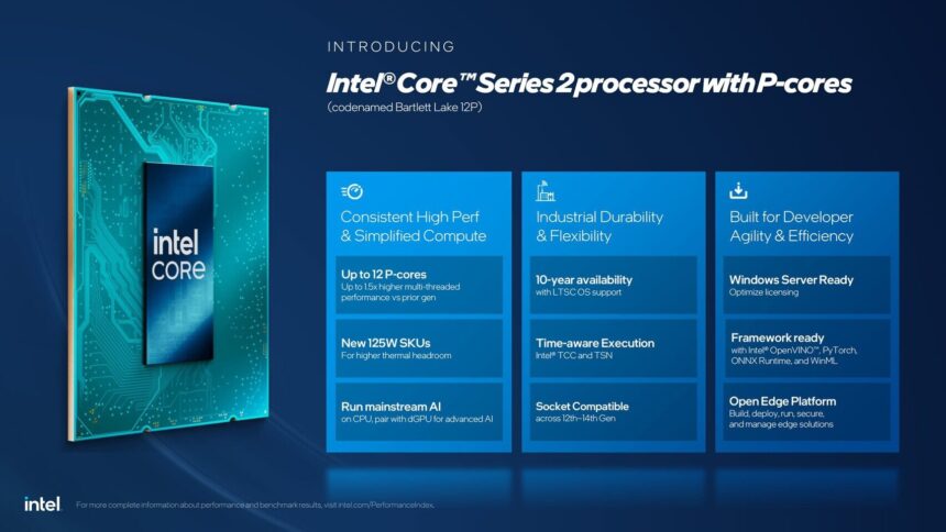 Intel presentó el procesador Intel Core Serie 2 con núcleos P