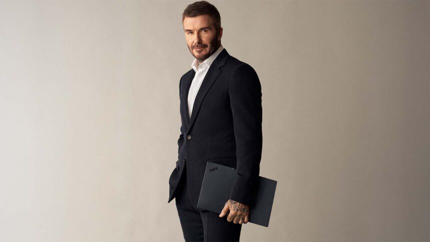 Lenovo anunció una alianza global con David Beckham