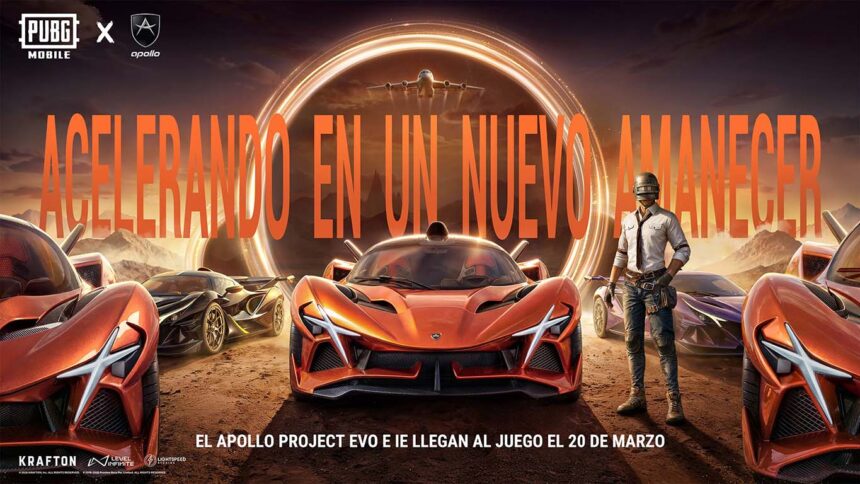PUBG MOBILE anuncia colaboración con Apollo Automobil
