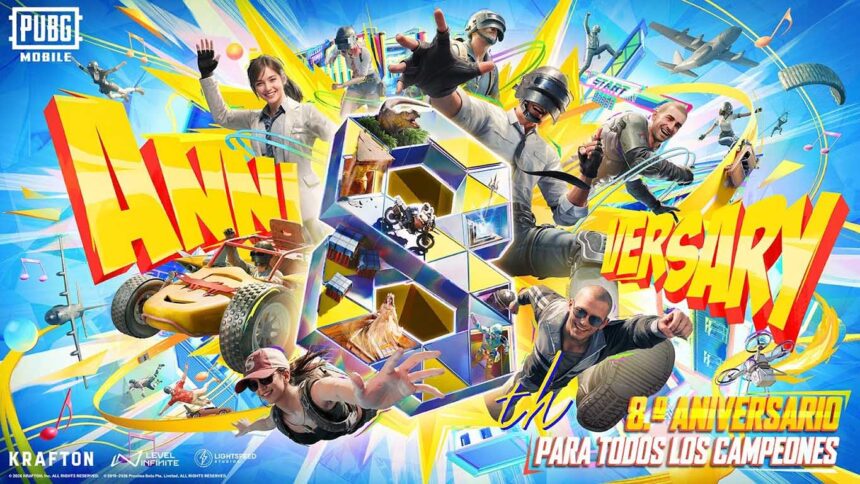 PUBG Mobile anuncia gran actualización por su 8.º Aniversario