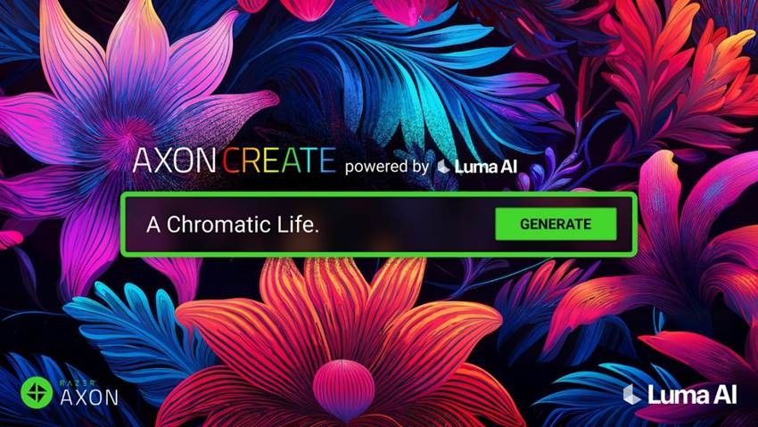 Razer Axon Wallpaper Engine se une a Luma AI