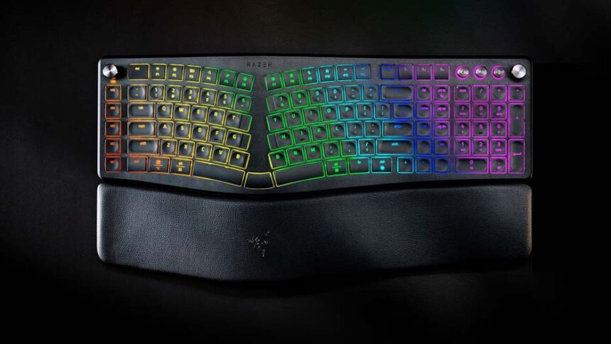 Razer anuncia el nuevo teclado ergonómico Razer Pro Type Ergo