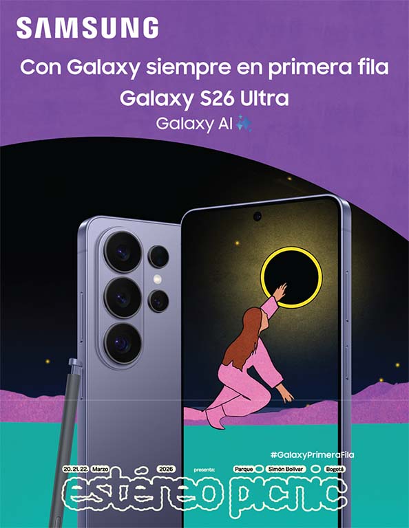 Samsung es patrocinador del Festival Estéreo Picnic 2026