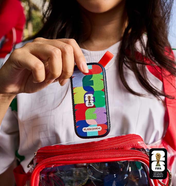 Sandisk celebra la Copa Mundial FIFA 2026 en México con productos oficiales