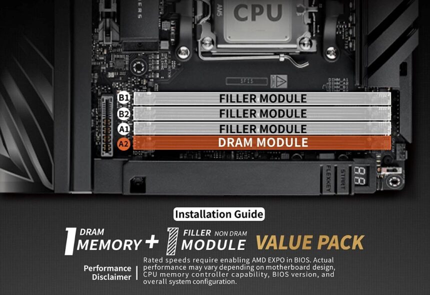 V-COLOR lanza kit de memoria DDR5 1+1 y relleno RGB para equipos AMD Ryzen