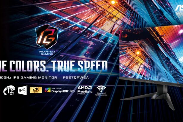 ASRock anunció el monitor gamer PG27QFW2A