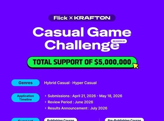 KRAFTON y Neptune lanzan el desafío global 'Casual Game Challenge'